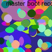 master boot record